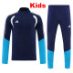 26/27 AD Royal Blue Kids Half Pull Tracksuit#814宝蓝(童装半拉链)