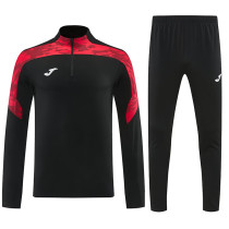 26/27 UA Black&Red Half Pull Tracksuit#815(半拉链)