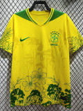 26/27 Brazi Rainforest Edition Yellow Fans Soccer Jersey