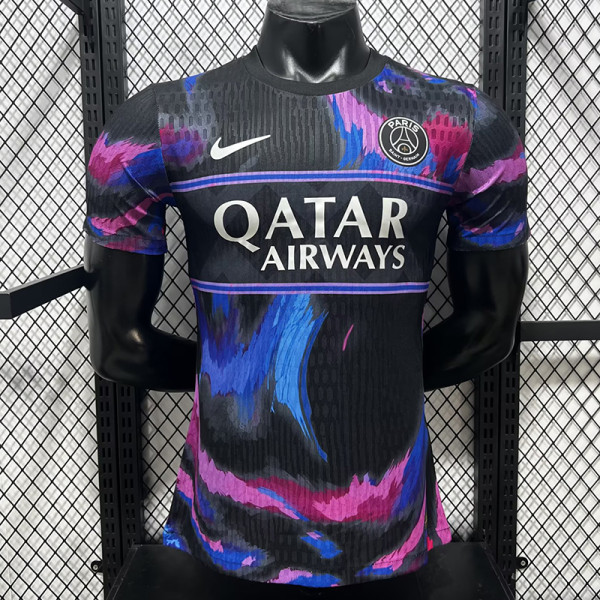 26/27 PSG Graffiti Edition Black Player Version Soccer Jersey