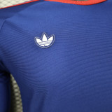 26/27 Newcastle Royal Blue Player Version Long Sleeve Retro T-shirt