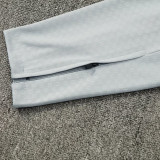 26/27AD Black&Grey Half Pull Tracksuit#814(半拉链)