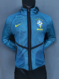 2026 Brazil World Cup Dark Blue Hooded Starting Uniform