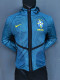 2026 Brazil World Cup Dark Blue Hooded Starting Uniform
