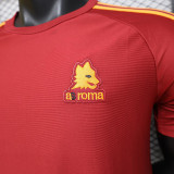 26/27 Roma Red Player Version Retro Soccer Jersey