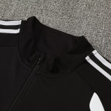 26/27AD Black&Grey Half Pull Tracksuit#814(半拉链)