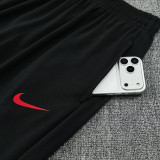 26/27 PSG Black polo shirts pants suit(圆领)