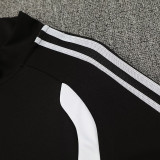 26/27AD Black&Grey Half Pull Tracksuit#814(半拉链)