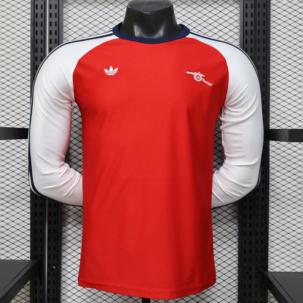 26/27 ARS Red Long Sleeve Player Version Retro Soccer Jersey