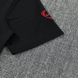 26/27 PSG Black polo shirts pants suit(圆领)