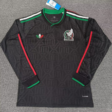 26/27 Mexico Third Long Sleeve Fans Soccer Jersey