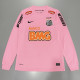 2012/2013 Santos FC Pink Long Sleeve Retro Soccer Jersey