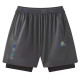 2026 AD Grey Double Layered Sports Shorts#A2002灰色