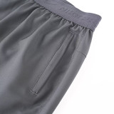 2026 NK Grey Double Layered Sports Shorts#N1002金标灰色