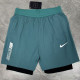2026 NK Apple Green Double Layered Sports Shorts#N1003果绿\白标
