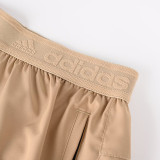 2026 AD Khaki Double Layered Sports Shorts#A2002金标卡其