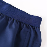 2026 NK Royal Blue Double Layered Sports Shorts#N1002金标上青