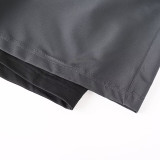 2026 NK Grey Double Layered Sports Shorts#N1002金标灰色