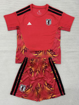 26/27Japan Goalkeeper Red Kids Soccer Jersey
