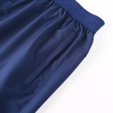 2026 NK Royal Blue Double Layered Sports Shorts#N1001大白花标上青