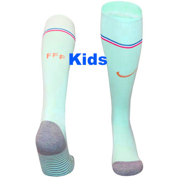 26/27 France Away Kids Fans socks#儿童