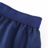 2026 AD Royal Blue Double Layered Sports Shorts#A2003白标上青