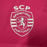 26/27 Sporting Lisbon Pink Fans Soccer Jersey