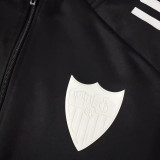 26/27 Sevilla Black Jacket Tracksuit