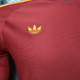 26/27 Roma Red Player Version Long Sleeve Retro Soccer Jersey