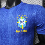 26/27 Brazi Special Edition Blue Player Version Soccer Jersey