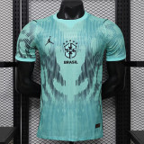 26/27 Brazil Goalkeeper Light Blue Player Version Soccer Jersey