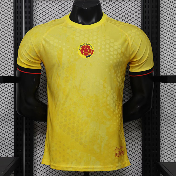 26/27 Colombia World Cup Commemorative Edition Yellow Player Version Soccer Jersey