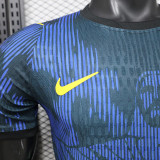 26/27 Brazi Christ statue Blue Player Version Soccer Jersey