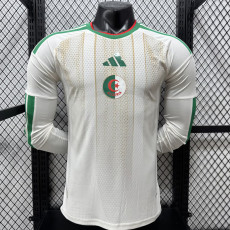 26/27 Algeria Home Long Sleeve Player Version Soccer Jersey