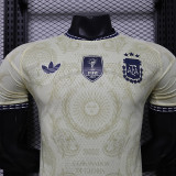 26/27 Argentina Special Edition Yellow Player Version Soccer Jersey