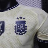 26/27 Argentina Special Edition Yellow Player Version Soccer Jersey