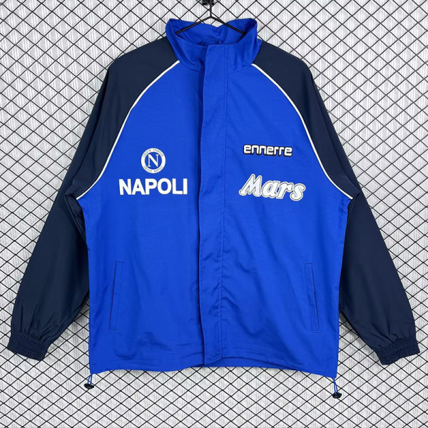 1989 Napoli Dark Blue Retro Windbreaker