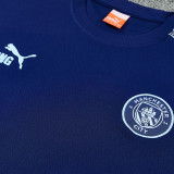 26/27 Man City Royal Blue shirts pants suit(圆领)