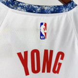 24/25 Wizards YONG # 3 White City Edition Top Quality Hot Pressing NBA Jersey