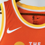 25/26 Cavaliers HARDEN #1 Orange City Edition Top Quality Hot Pressing Retro NBA Jersey