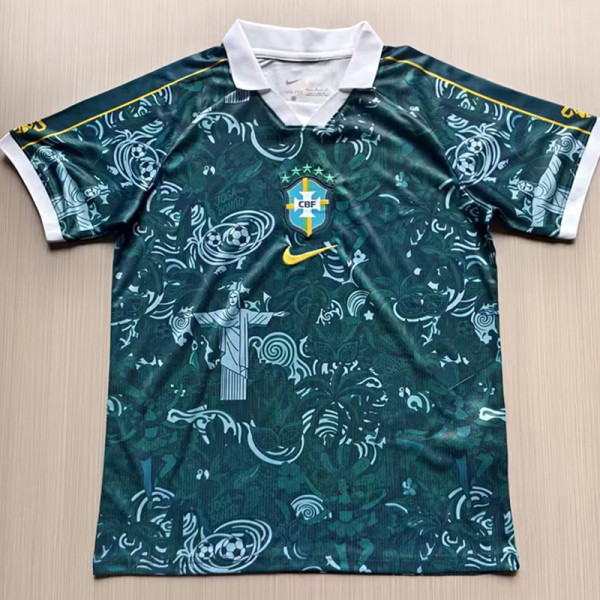26/27 Brazi Green Commemorative Edition Polo Shirt