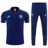 26/27 Man City Royal Blue shirts pants suit(圆领)