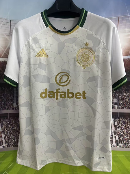 26/27 Celtic 60th Anniversary Edition White Fans Soccer Jersey