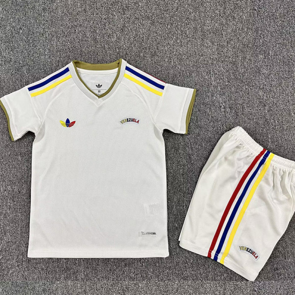 2026 Venezuela Away Kids Soccer Jersey