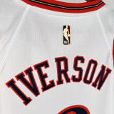25/26 76ERS IVE RSON #3 White Retro Top Quality Hot Pressing Retro NBA Jersey