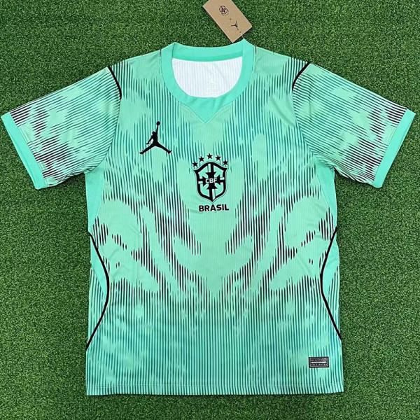26/27 Brazil Goalkeeper Light Blue Fans Soccer Jersey