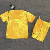 26/27 England Goalkeeper Yellow Kids Soccer Jersey