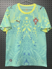 26/27 Portugal Goalkeeper Green Fans Soccer Jersey