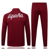 26/27 Spain Maroon Jacket Tracksuit#A26037