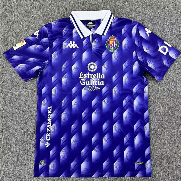 26/27 Valladolid Retro Edition Fans Soccer Jersey(带复古章)